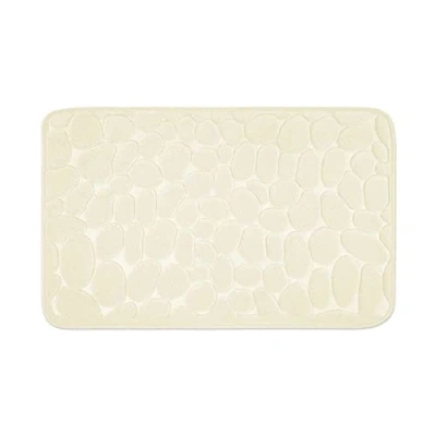 Imagen de WohnDirect Alfombrilla de baño Crema Memory Foam Antideslizante y Lavable 50 x 80 cm
