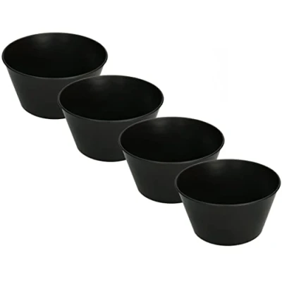 Imagen de KOTARBAU® 4 x Cubeta de yeso 2 litros, Bol plástico para mezclar yeso, masilla, Cuenco Recipiente mezclar, Tasa unidades