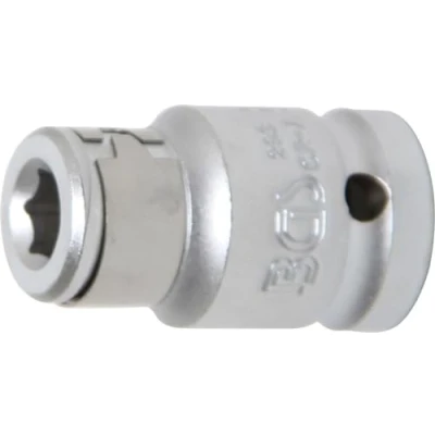 Imagen de BGS 293 Adaptador de puntas con bola retención 12,5 mm (1/2&quot;) hexágono interior 8 (5/16&quot;)