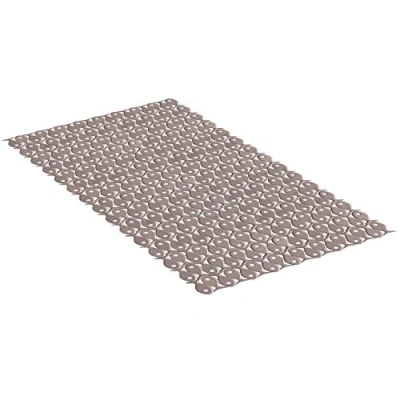 Imagen de Tatay Alfombra de Bañera Antideslizante PVC con Ventosas, Resistentes a Moho y Microbios, Anti Bacteriano, Diseño Piscis, Visón. Medidas 70 x 36 cm