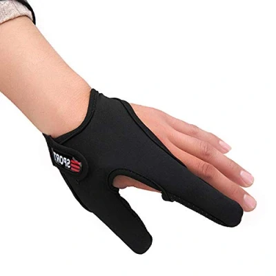 Imagen de LA HAUTE guantes protectores de pesca, accesorios mano izquierda, color negro