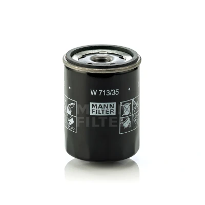 Imagen de MANN FILTER W 713/35 Filtro de aceite M 20 X 1.5 enroscable SMART: Forfour I, MITSUBISHI: COLT 6
