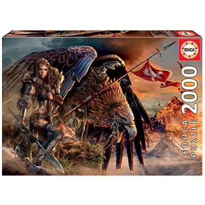 Imagen de Educa Puzzle de 2000 Piezas para Adultos Eagle Rider. Incluye Pegamento Fix Puzzle. A Partir 14 años (19277)