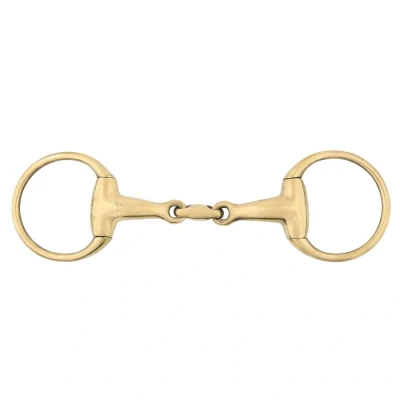 Imagen de BR Double Jointed Eggbutt Snaffle Cuprion 18 mm