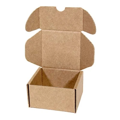 Imagen de Only Boxes, Caja de Cartón Kraft para Envío Postal, Automontable o Almacenaje, Talla S, 9x9x5.5 cm, 20 Unidades