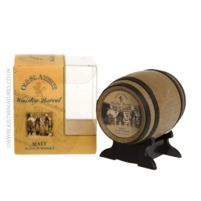 Imagen de Old St. Andrews miniatura 5 cl Blended Malt 10 Year Scotch Whisky barril