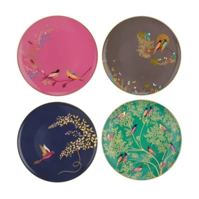 Imagen de Sara Miller para Portmeirion Chelsea Platos tartas (cerámica, multicolor, 215 x 60 cm)