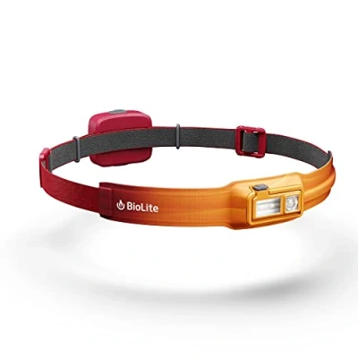 Imagen de BioLite HPA0312 Linterna frontal 425 USB C recargable lúmenes, color amarillo