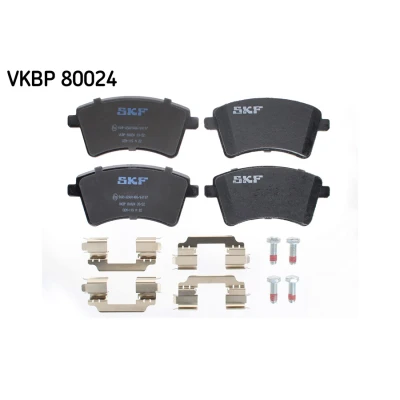 Imagen de SKF VKBP 80024 Juego de pastillas freno no preparado para indicador desgaste con accesorios
