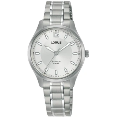 Imagen de Lorus Reloj Analógico de Cuarzo para Hombre con Pulsera Titanio, Plata/Blanco