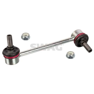 Imagen de SWAG 84 94 2271 Bieleta de suspensión Eje trasero izquierda 150 M10 x 1,25 con tuerca autofijadora Acero plateado SUZUKI: Liana Hatchback