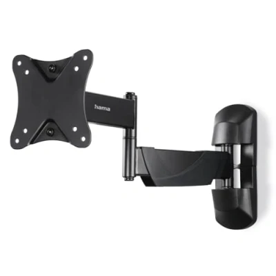 Imagen de Soporte TV Hama 220825, 10&quot; 26&quot;, Giratorio, 66 cm, VESA 100x100, Hasta 25 kg, Negro