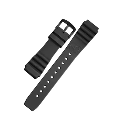 Imagen de Correa de silicona para buceo, color negro, 20 mm
