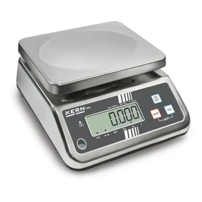 Imagen de Robusta, ahorrar espacio mesa KERN FFN 15 K2IPN Báscula digital] Precisión hasta 2 G, rango de pesaje Max. kg
