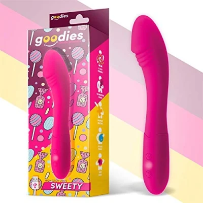 Imagen de Vibrador Punto G Usb Silicona Goodies Sweety Con 10 Funciones De Vibración Fuchsia