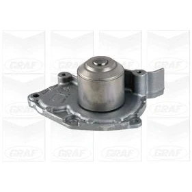 Imagen de GRAF PA907 Bomba de agua con junta mecánico Chapa acero 52 para accionamiento correa trapecial RENAULT: LAGUNA 2, MEGANE SCENIC 2