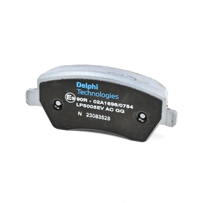 Imagen de DELPHI LP5005EV Juego de pastillas freno Chapa antichirridos con accesorios RENAULT: Kangoo II / Grand Kangoo, Express, Zoe