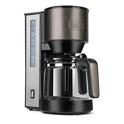Imagen de Black+Decker Cafetera de goteo, Acero Inoxidable, 870 W