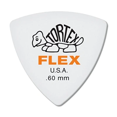 Imagen de JIM DUNLOP Púas Tortex Flex Triangulo 0,60mm Saco de 6