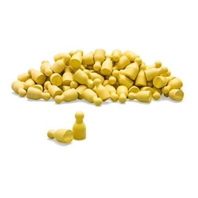 Imagen de Wissner® Aprende activamente 100 Figuras de Juego en Amarillo 24 x 12 mm RE Wood®