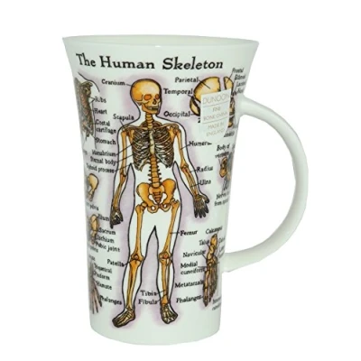 Imagen de Dunoon Taza de porcelana fina con forma Glencoe The Human Body