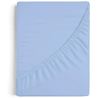 Imagen de Burrito Blanco Sábanas bajeras 120x190/200 cm Cama de 120 cm(+ Medidas Disponibles) Tejido Algodón 100% Diseño A8 Azul