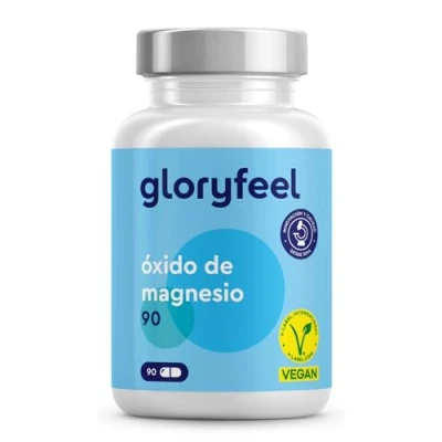 Imagen de magnesio 90 Cápsulas (para 3 meses) Favorece la función MUSCULAR, reduce el CANSANCIO y FATIGA* puro elemental Más alto contenido que citrato de Sin aditivos