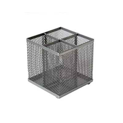Imagen de OSCO Wiremesh Square Pen Pot Silver