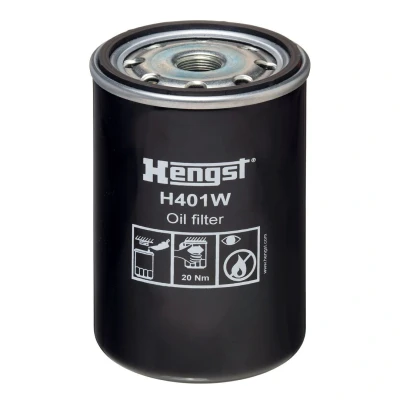 Imagen de HENGST FILTER H401W Filtro de aceite M24x1,5 enroscable