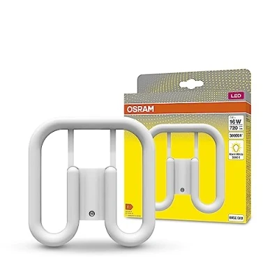 Imagen de OSRAM DULUX LED SQ16 EM, GR8, 7W, 720 lm, 3000 K, blanco cálido, reemplazo de fluorescentes compactos convencionales, casquillo enchufable GR8 2 pines, larga vida útil, sin tiempo calentamiento