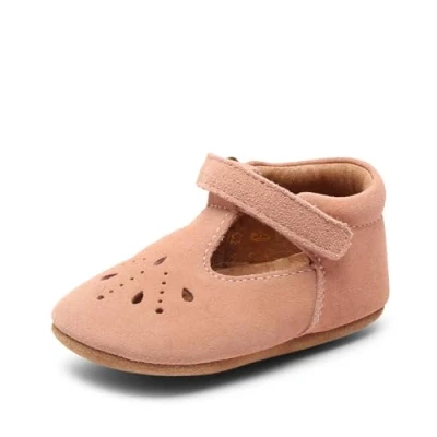Imagen de Bisgaard Bloom, Patucos para Gatear Niñas, Rosa 12 Peach, 18 EU