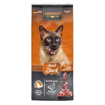 Imagen de Leonardo Adult Duck [15 kg] Alimento para Gatos seco Completo Adultos de Todas Las Razas a Partir 1 año