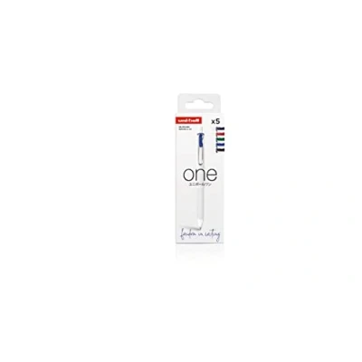 Imagen de Uni ball Rollerball tinta gel One 0,7 mm Estuche 5 colores CLASSIC