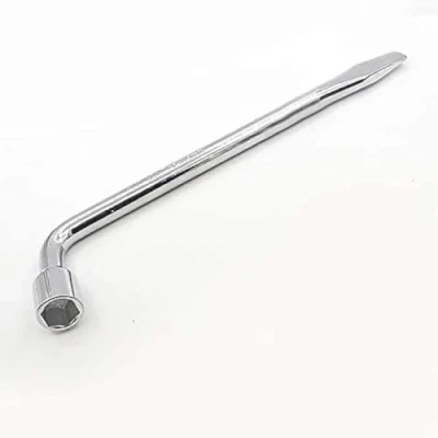 Imagen de TopHomer llave de tuercas 19MM, acero al cromo vanadio, tipo L, para rueda, hexagonal, vaso, Ideal reparar coches