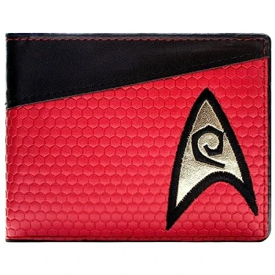 Imagen de USS Starfleet Emblem Voyage Uniforme de Ingeniería Billetera/Cartera Bi Fold Bolsillo para Monedas &amp; Tarjetero, Rojo