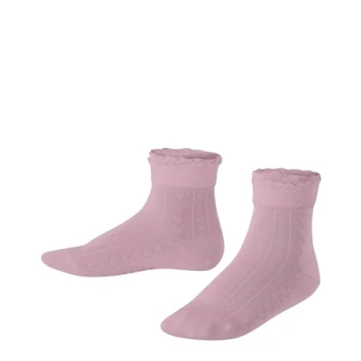 Imagen de FALKE Romantic Net K So algodón lisos 1 par, Calcetines Unisex niños, Rosa Thulit 8663, 23 26