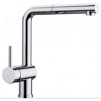 Imagen de BLANCO LINUS S 514016 Grifería de cocina con caño extraíble y palanca mando a la izquierda, alta presión, cromo