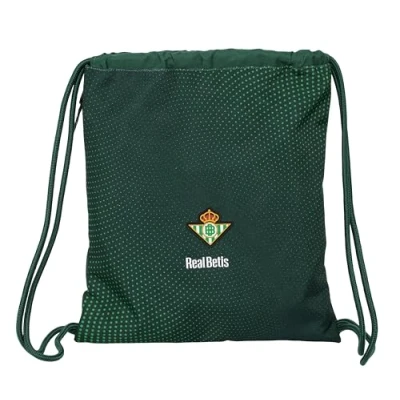 Imagen de Safta REAL BETIS BALOMPIÉ Mochila Saco Deportivo, Cierre de Cordones, Mochila, Ideal para Niños Diferentes Edades, Cómoda y Versátil, Calidad Resistencia, 35x45 cm, Color Verde