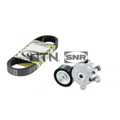 Imagen de SNR KA857.27 Juego de correas trapeciales poli V SEAT: Leon II Hatchback, Ibiza 3, 4, VOLKSWAGEN: Polo IV Golf 5, Touran I
