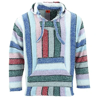 Imagen de LOUDelephant Sudadera con capucha mexicana reciclada Baja Jerga True Sizing M 4XL, Pastel,