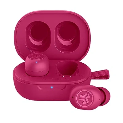 Imagen de JLab JBuds Mini Auriculares Inalambricos Bluetooth, True Wireless Earbuds 20+ Horas Rendimiento con Caja de Carga Audifonos Bluetooth Inalambricos, 3 Niveles EQ Personalizado, Rosa