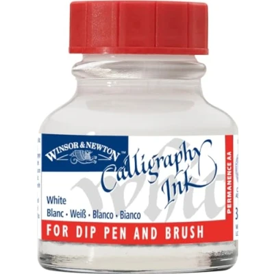 Imagen de Winsor &amp; Newton Calligraphy Ink Tinta para Caligrafía, Blanco (White), 30ml