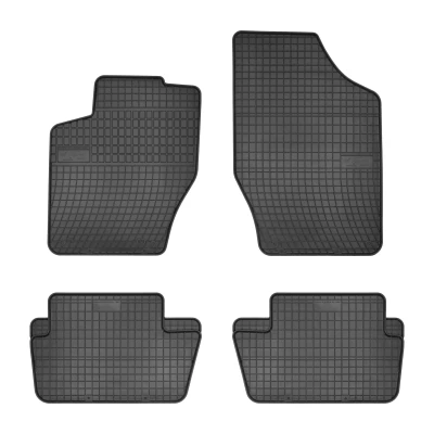 Imagen de FROGUM 0632C Juego de alfombrillas suelo Caucho delante y detrás 4 negro Adaptado CITROËN: C4 II Hatchback, I PEUGEOT: 307 Hatchback