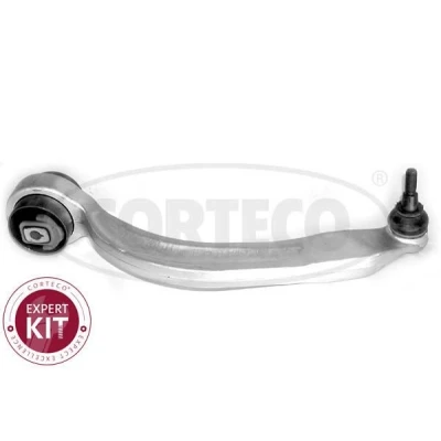 Imagen de CORTECO 49398479 Barra oscilante, suspensión de ruedas Eje delantero abajo, izquierda Brazo oscilante transversal Aluminio AUDI: A4 B6 Berlina, A8 D2
