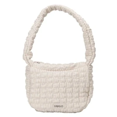 Imagen de HUGO Mhati Shoulder Bag, Bolsa de Hombro para Mujer, Open White
