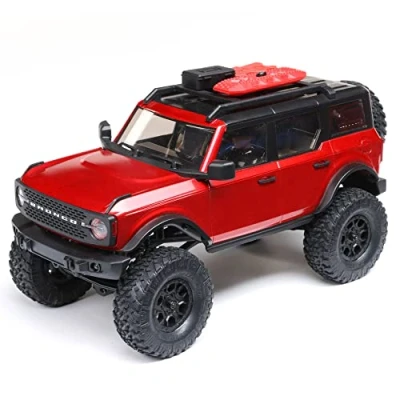 Imagen de Axial Camión RC 1/24 SCX24 2021 Ford Bronco 4WD Truck cepillado RTR (viene con todo lo necesario), rojo, AXI00006T1