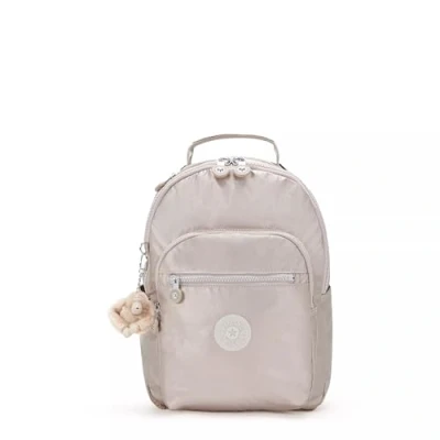 Imagen de Kipling Women&#039;s Seoul Backpack, Metallic Glow, 10&quot; L x 13.75&quot; H 4.5&quot; D