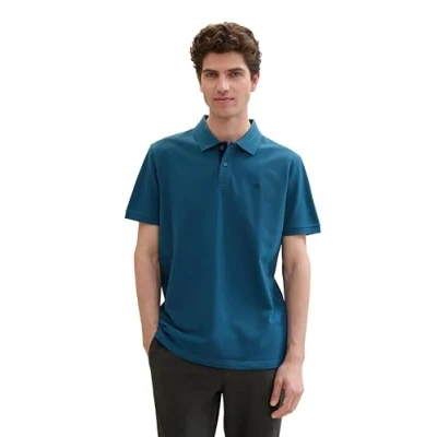 Imagen de TOM Tailor WITH Contrast Polo, Hombre, Talla: 3XL, Moss blue
