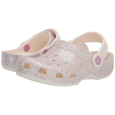 Imagen de Crocs Classic Glitter Clog T, Zuecos Unisex niños, Oyster, 19 EU
