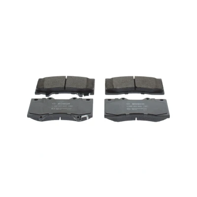 Imagen de BOSCH 0 986 494 693 Juego de pastillas freno Low Metallic con avisador acústico desgaste Chapa antichirridos